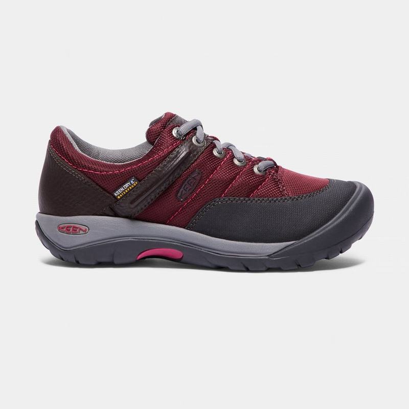 Keen Presidio Sport Mesh Waterproof - Kadın Casual Ayakkabı - Kırmızı/Siyah - Turkey (650189CJX)